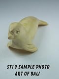 Art of Bali Zen Garden Hand Carved 3" Crocodile Wood Seal ST19W