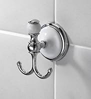 Classic Ceramic Double Robe Hook