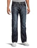 Southpole Men’s Washed Denim, Dark Sand Blue, 32X32