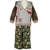 Baby Toddler Boys Back to School Clothes CAMOUFLAGE 3Pc Outfit BT KIDS 12M-4T