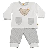 Produkt-Bild: Steiff Unisex - Baby Bekleidungsset Anzug 2-tlg. 6122815, Gr. 62, Wei&szlig; (cloud dancer 1610)