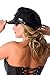 Velvet Kitten Cop Hat Sexy Costume Accessory in Black