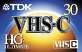 TDK TC30HG High Grade Ultimate VHS-C Video Tape (30 min.)