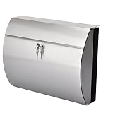 Jago BRK-06 Briefkasten Edelstahl 38x31x14 cm mit Zeitungsfachvon "Jago"