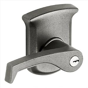 Baldwin 5265.452.RENT Tahoe Lever RH Keyed Entry Set, Distressed Antique Nickel by 
