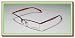AUTHENTIC ALAIN MIKLI 809 56-19-140 RED/WHITE HALF-RIMLESS VISION CARE RX-ABLE PRESCRIPTION EYEGLASSES/GLASSES/FRAMES - designed in France
