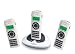 Gaoxinqi GD301 Digital Cordless Telephone, DECT Triple Pack - 3 Cordless Phones in White