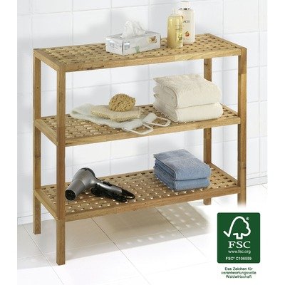 Wenko 8265500 Bad- & Wohnregal 3 Etagen breit Nordic FSC Preisvergleich