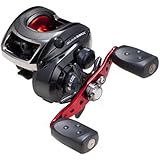 Abu Garcia Left Hand Retrieve Black Max Low Profile Baitcast Reel (12-Pound/145-Yard)