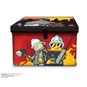 LEGO® CITY FIRE ZipBin® Large Toy Box Playmat by 