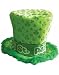 Green Saint Patrick's Day Irish Shamrock Furry Top Hat
