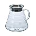 Hario V60 Range Coffee Server, 800ml, Clear