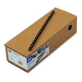 CombBind Standard Spines, 3/8 Diameter, 55 Sheet Capacity, Navy Blue, 100/Box