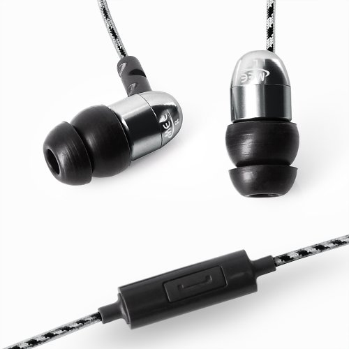 MEElectronics M9P-SL Hi-Fi Sound-Isolating Microphone (Silver)