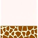 Creative Converting Animal Print Giraffe Plastic Table Cover, Rectangle 54 x 108"