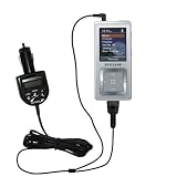 2 in 1 FM Transmitter and Car Charger for the Samsung Yepp YP-Z5 - Gomadic Brand w/ TipExchange Technology