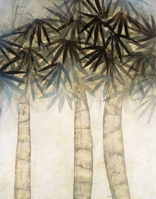 Bamboo Canopy One Art Poster PRINT David Dauncey 24x30