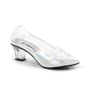 Funtasma Crystal-203 Children's 2" Heel Clear Sandal