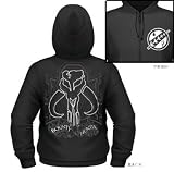 Star Wars Boba Fett Bounty Hunter Mens Zip Hooded Sweatshirt