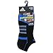 adidas Men's Climalite II No Show Socks (Pack of 2), Black/Bright Royal/Vista Grey, One Size