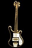 Electric Bass Guitar Pin - Black - B001IUR8GU