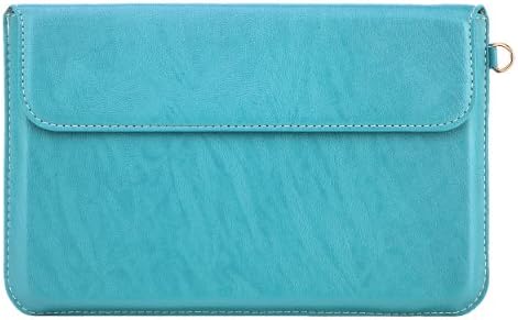 Faux Leather Sleeve Cover w/ Kickstand for Tagital A23 / A13 / A13 Q88 7 inch Tablets (Blue)