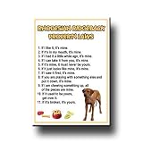 Rhodesian Ridgeback Property Laws Fridge Magnet