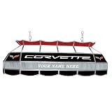 Personalized Corvette C6 Stained Glass 40 inch Light Fixture