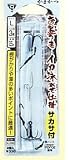 がまかつ(Gamakatsu) 泳がせイカ仕掛(サカサ付) 黒 L 43310