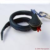 'Serpente' - Snake Italian Leather Key Chain