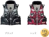 シマノ VE-172B ネクサス コンビネーション ウォッシャブル 2WAY フローティングベスト (枕付き) レッド L 92753