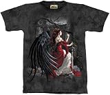 Momento T-shirt Womens Short Sleeved Cotton Raven T-shirt