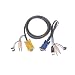IOGear G2L5301U - keyboard / mouse / video / audio cable - 3 ft ( G2L5301U )