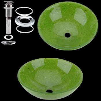 Glass Sinks Green Glass Sink Round