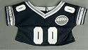 Black Football Jersey fits Webkinz, Shining Star & 8"-10" Make Your Own Stuffed Animals
