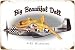 P-51 Mustang Aircraft Big Beautiful Doll Sign