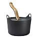 41408A1EBKL. AA75  iittala Sarpaneva 3 Quart Cast Iron Casserole with Wooden Handle