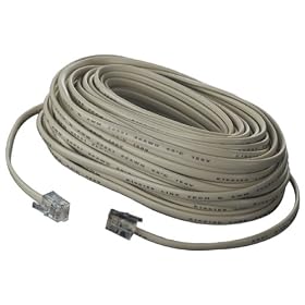 Belkin 25ft RJ11M RJ11M Crossed Modular Patch Cord (Ivory) by Belkin