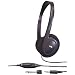 Cyber Acoustics 3.5MM Plug ACM-90 Stereo Headset with Volume Control (Black)