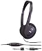 Cyber Acoustics 3.5MM Plug ACM-90 Stereo Headset with Volume Control (Black)