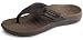 Orthaheel Mens Ryder Sandals in Chocolate Size 11