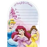 Disney Princess Invitations 8 Pack