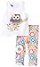Mud Pie Baby-Girls Newborn Owl Tunic and Legging Set