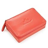 Best buy Cathy's Concepts Leather Mini Zip-Around Jewelry Case, Sugar Coral