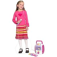 Barbie Karaoke Cassette Tape Player with Microphone