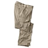 14-pocket Expedition Poplin Pants, Olive, Cuffed