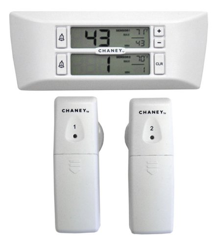 Chaney Instrument 00985 Wireless Refrigerator Freezer Thermometer