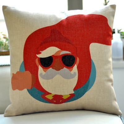 Santa pillow cotton pillow cushion Christmas winter Superman ex gratia payments