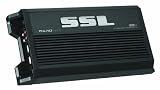 Sound Storm Laboratories AE416 AERO 1600W 4-Channel MOSFET Amplifier with High/Low Crossover and Remote Subwoofer Level Control - Black/silver