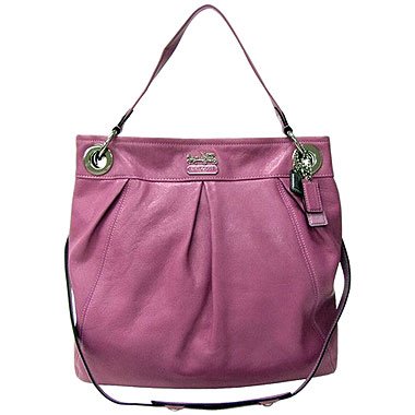 Coach Madison Hippie Leather Shoulder Bag Purse 14577 Rose